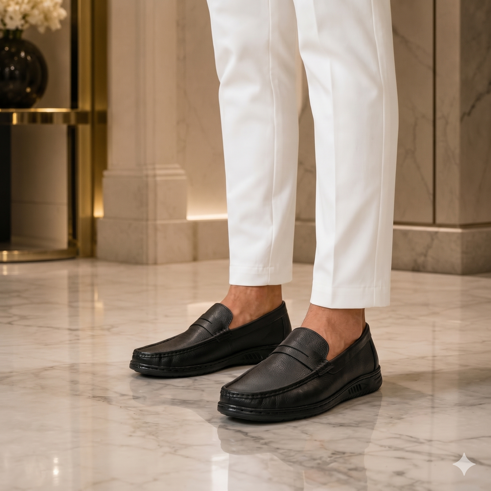 Casual Black Loafer